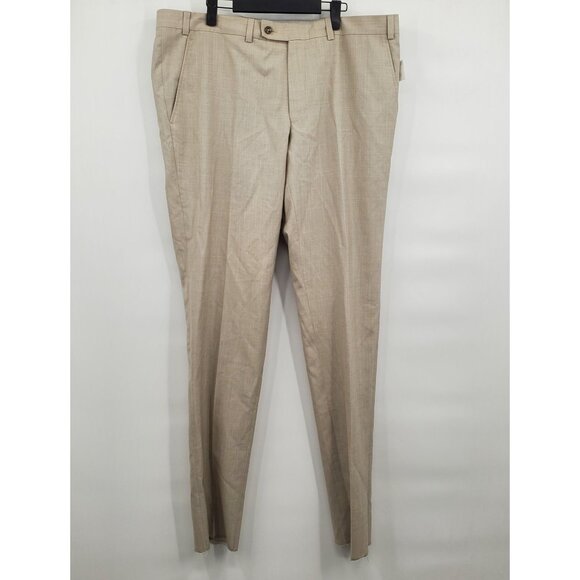 Ted Baker Raw Hem Jerome Pants Men Size 40 Regular NWT Wool Silk Linen Blend - Picture 2 of 15